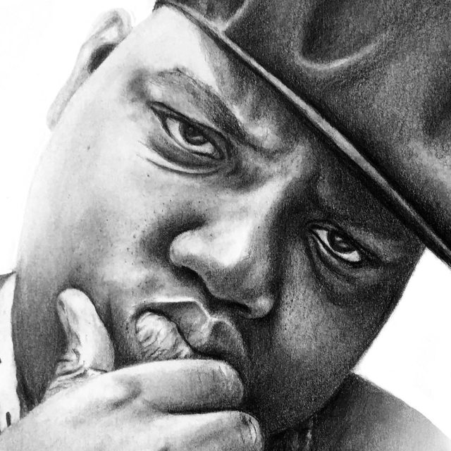 Notorious B.I.G. Original Print - Tawnya Williams Art